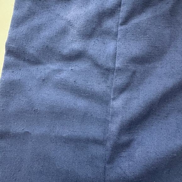 Vintage Navy Toddler Embroidered Trains Baby Overalls Boys Size 12 Mos USA - Picture 7 of 7